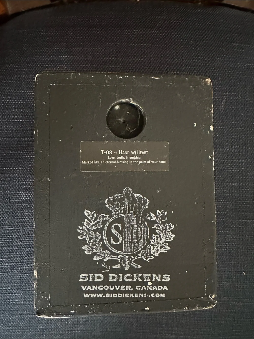 Set of 4 Cream and Silver Decorative Sid Dickens Tile Art